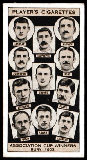 Player (John) - 'Association Cup Winners' - Card #26 - Bury 1903