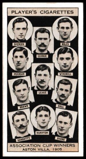 Player (John) - 'Association Cup Winners' - Card #28 - Aston Villa 1905
