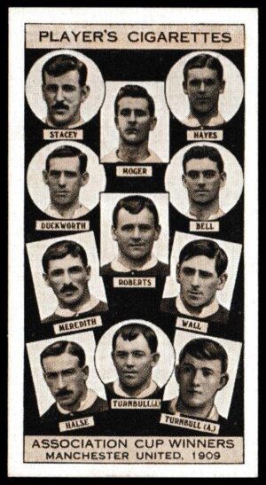Player (John) - 'Association Cup Winners' - Card #32 - Man Utd 1909