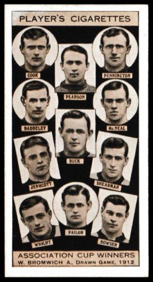 Player (John) - 'Association Cup Winners' - Card #36 - West Brom 1912 Drawn Game