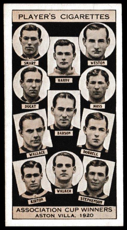 Player (John) - 'Association Cup Winners' - Card #41 - Aston Villa 1920 Player (John) - 'Association Cup Winners' - Card #41 - Aston Villa 1920