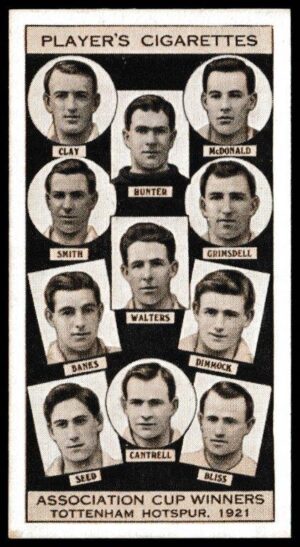 Player (John) - 'Association Cup Winners' - Card #42 - Spurs 1921