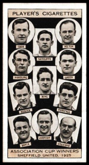 Player (John) - 'Association Cup Winners' - Card #46 - Sheffield Utd 1925
