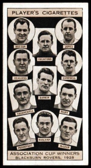 Player (John) - 'Association Cup Winners' - Card #49 - Blackburn Rovers 1928