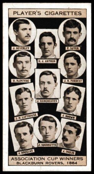 Player (John) - 'Association Cup Winners' - Card #5 - Blackburn Rovers 1884