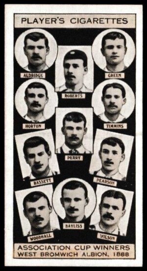 Player (John) - 'Association Cup Winners' - Card #9 - West Bromwich Albion 1888