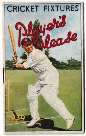 Player (John) - 'Cricket Fixtures 1939' (1939) - Cricket Fixture List 1939