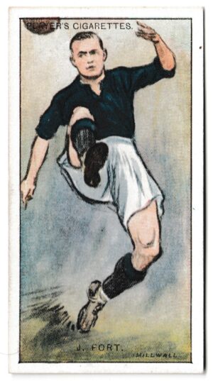 Player (John) - 'Footballers 1928' (1928) - Card #13 - J. Fort (Millwall)