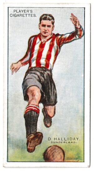 Player (John) - 'Footballers 1928' (1928) - Card #15 - D. Halliday (Sunderland)