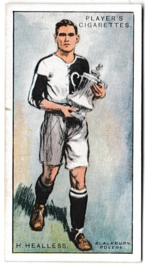 Player (John) - 'Footballers 1928' (1928) - Card #17 - H. Healless (Blackburn Rovers)