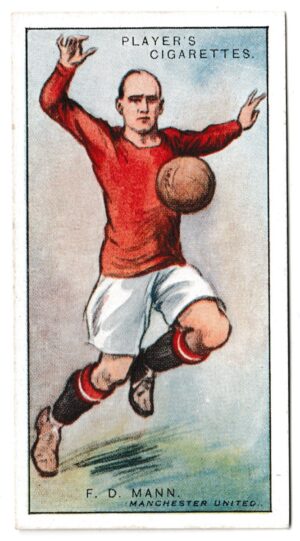 Player (John) - 'Footballers 1928' (1928) - Card #25 - Frank D. Mann (Manchester United)