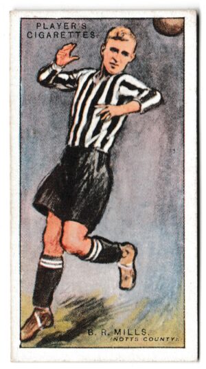 Player (John) - 'Footballers 1928' (1928) - Card #29 - B. Mills (Notts County)