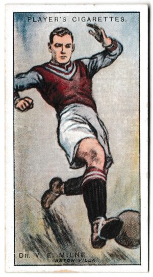Player (John) - 'Footballers 1928' (1928) - Card #30 - Dr. V.E. Milne (Aston Villa)