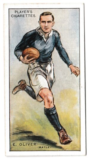 Player (John) - 'Footballers 1928' (1928) - Card #35 - E. Oliver (Batley)