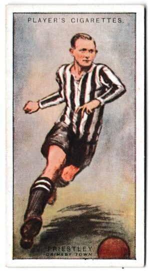 Player (John) - 'Footballers 1928' (1928) - Card #38 - J. Priestley (Grimsby Town)