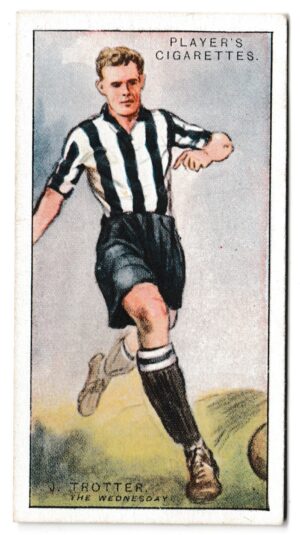 Player (John) - 'Footballers 1928' (1928) - Card #44 - J. Trotter (The Wednesday)
