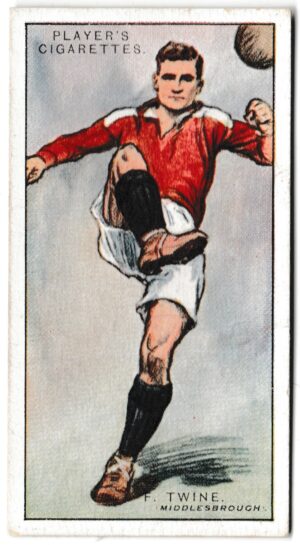 Player (John) - 'Footballers 1928' (1928) - Card #47 - F. Twine (Middlesbrough)