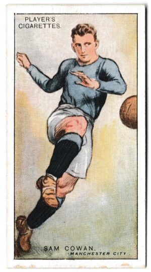 Player (John) - 'Footballers 1928' (1928) - Card #6 - S. Cowan (Manchester City)