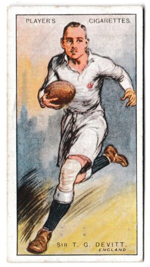Player (John) - 'Footballers 1928' (1928) - Card #9 - Sir. T.G. Devitt (Blackheath)
