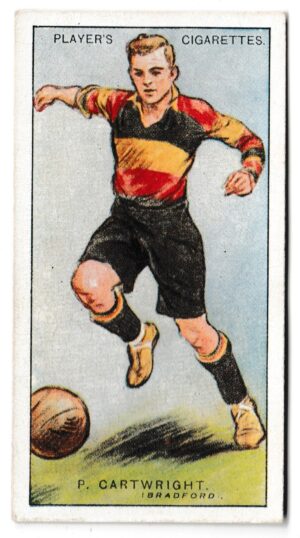 Player (John) - 'Footballers 1928-9' (1928) - Card #52 - P. Cartwright (Bradford)