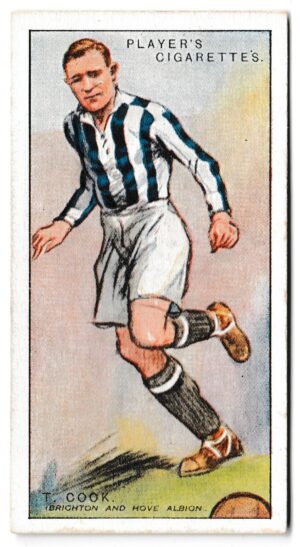 Player (John) - 'Footballers 1928-9' (1928) - Card #53 - T. Cook (Brighton & Hove Albion)