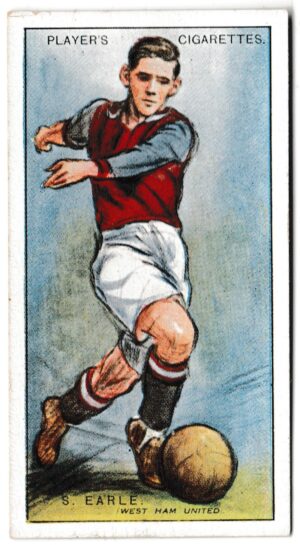 Player (John) - 'Footballers 1928-9' (1928) - Card #56 - Stanley Earle (West Ham United)