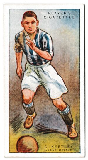 Player (John) - 'Footballers 1928-9' (1928) - Card #60 - C. Keetley (Leeds United)