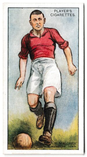 Player (John) - 'Footballers 1928-9' (1928) - Card #64 - R. Maloney (Northampton Town) Player (John) - 'Footballers 1928-9' (1928) - Card #64 - R. Maloney (Northampton Town)