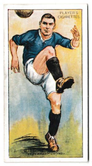 Player (John) - 'Footballers 1928-9' (1928) - Card #71 - Jow Smith (Stockport County)