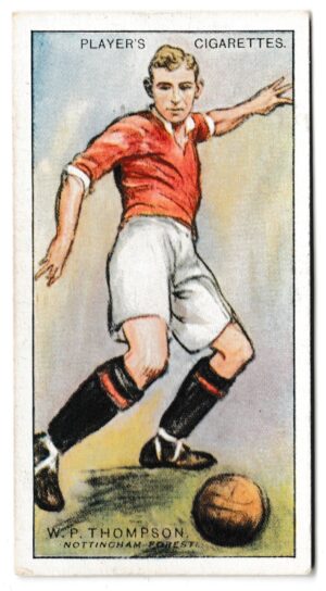 Player (John) - 'Footballers 1928-9' (1928) - Card #72 - W. Thompson (Notts Forest) Player (John) - 'Footballers 1928-9' (1928) - Card #72 - W. Thompson (Notts Forest)