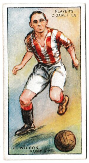 Player (John) - 'Footballers 1928-9' (1928) - Card #75 - Charles Wilson (Stoke City)