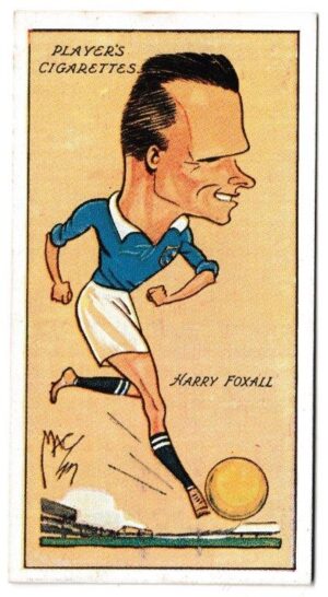 Player (John) - 'Football Caricatures by "Mac"' (1927) - Card #13 - Harry Foxall (Portsmouth) Player (John) - 'Football Caricatures by "Mac"' (1927) - Card #13 - Harry Foxall (Portsmouth)