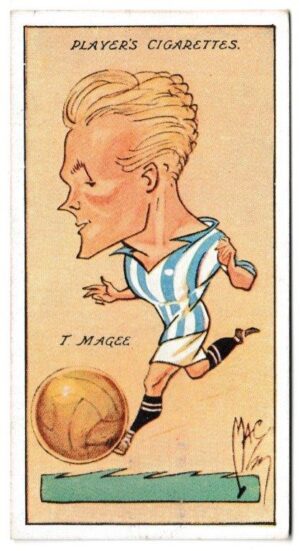 Player (John) - 'Football Caricatures by "Mac"' (1927) - Card #23 - T. Magee (West Bromwich Albion)