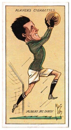 Player (John) - 'Football Caricatures by "Mac"' (1927) - Card #24 - Albert McInroy (Sunderland)