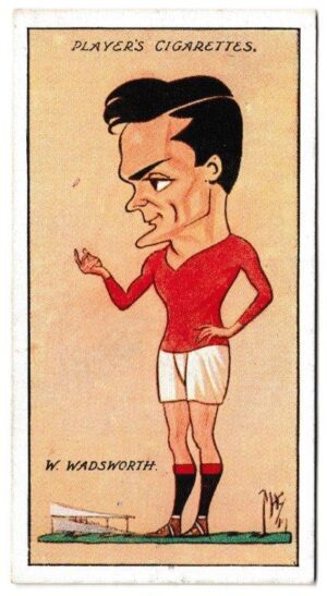 Player (John) - 'Football Caricatures by "Mac"' (1927) - Card #33 - W. Wadsworth (Bristol City) Player (John) - 'Football Caricatures by "Mac"' (1927) - Card #33 - W. Wadsworth (Bristol City)