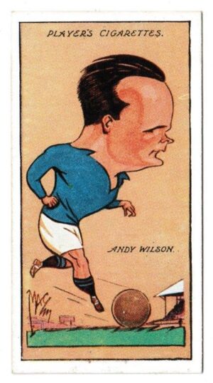Player (John) - 'Football Caricatures by "Mac"' (1927) - Card #35 - Andy Wilson (Chelsea)