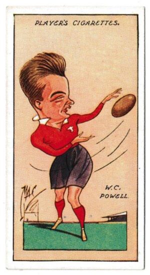 Player (John) - 'Football Caricatures by "Mac"' (1927) - Card #44 - J. Parkin (Wakefield Trinity)