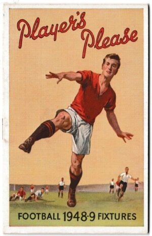 Player (John) - 'Football Fixture List' (1948) - Card #1948-49 - Football Fixture List 1948/49