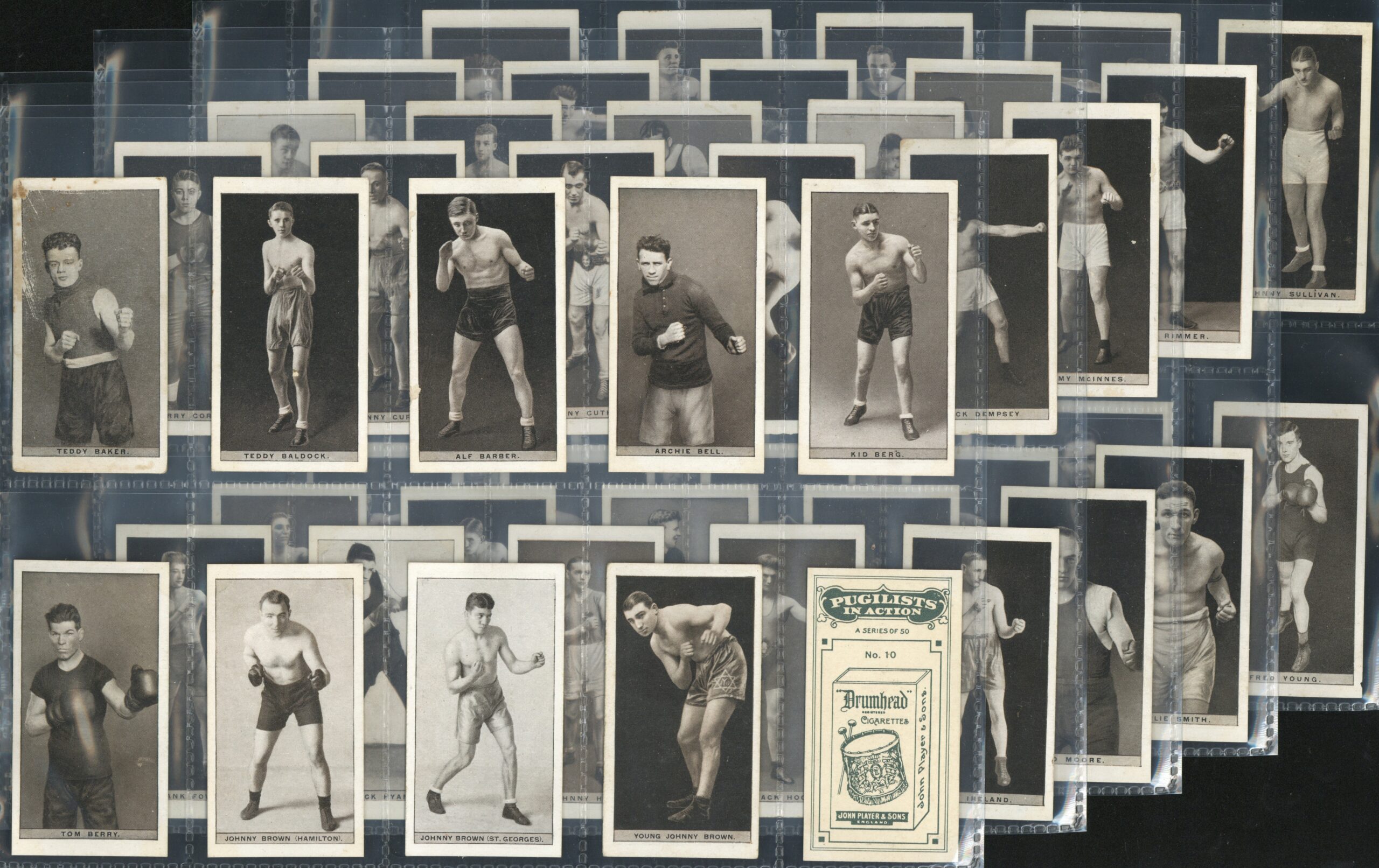 John Player - 'Pugilists in Action' (1928) - Complete Set John Player - 'Pugilists in Action' (1928) - Complete Set