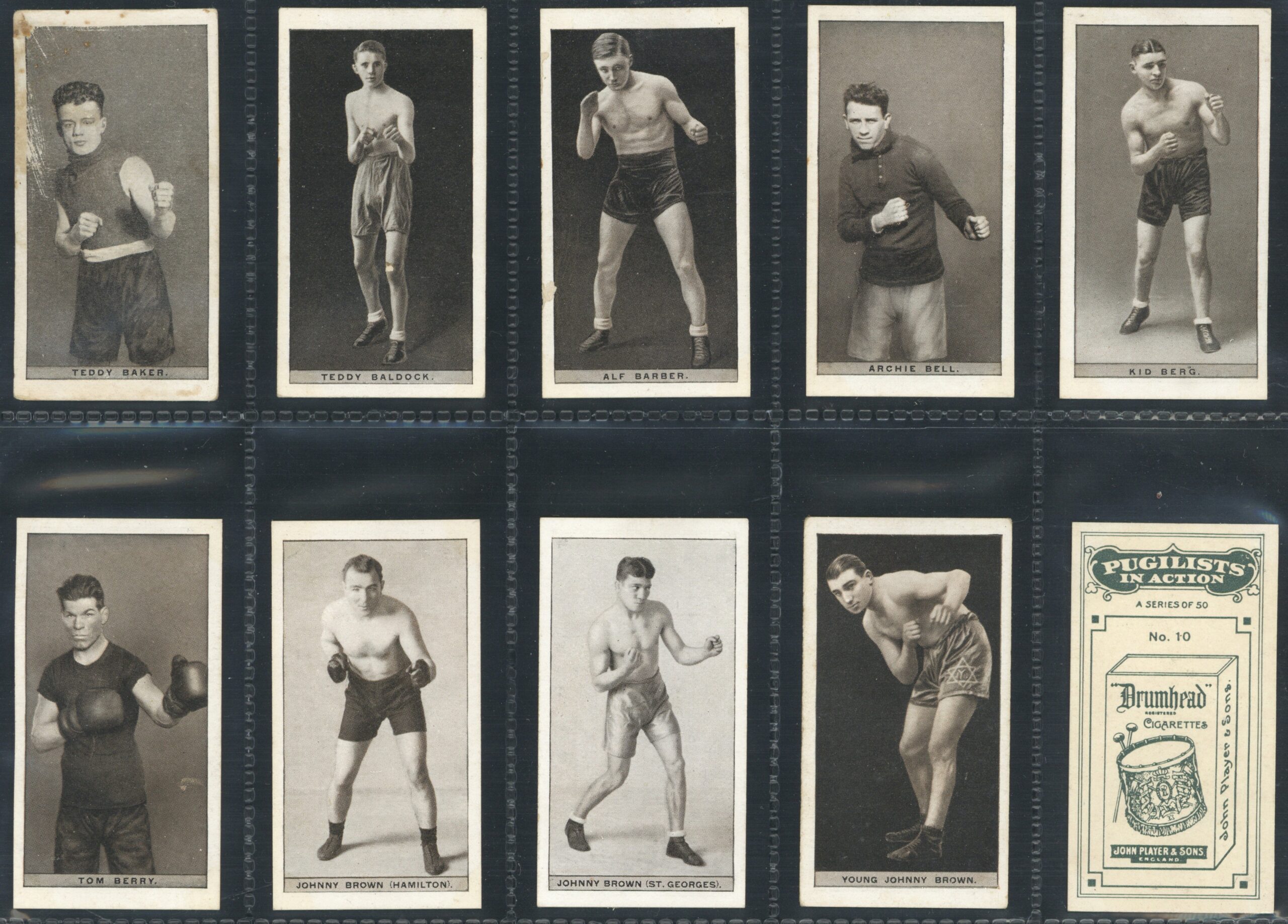 John Player - 'Pugilists in Action' (1928) - Complete Set John Player - 'Pugilists in Action' (1928) - Complete Set