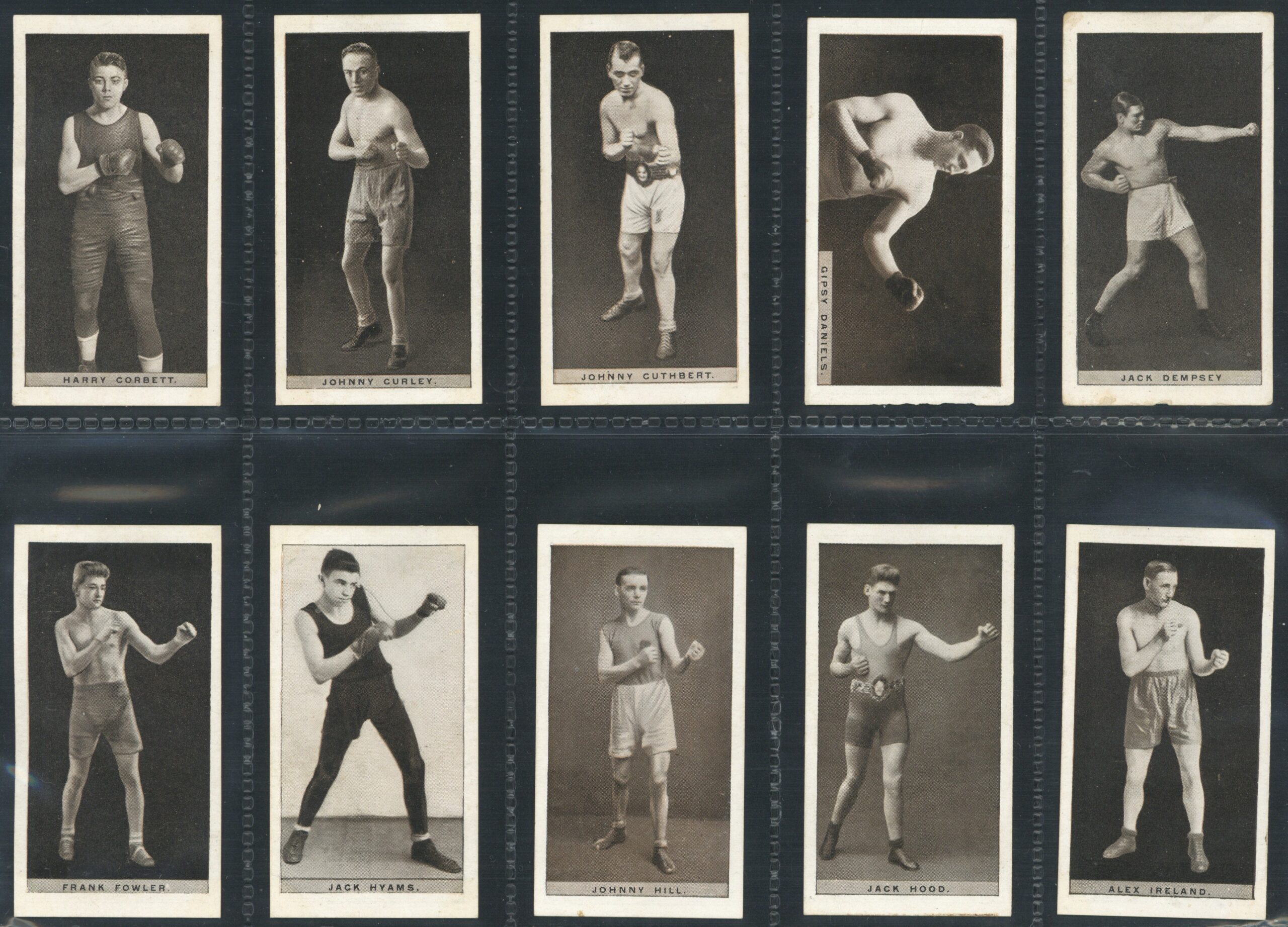 John Player - 'Pugilists in Action' (1928) - Complete Set John Player - 'Pugilists in Action' (1928) - Complete Set