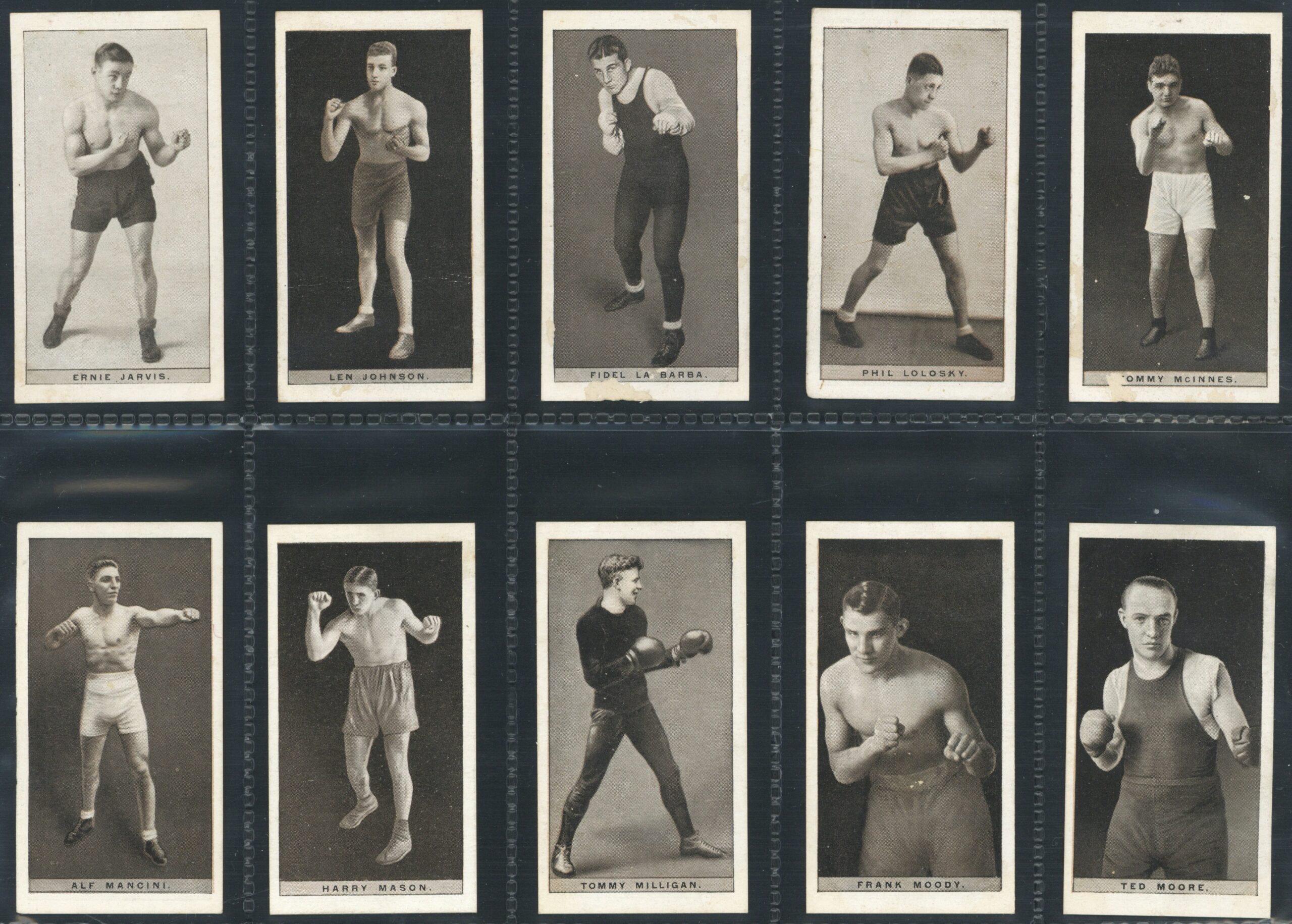 John Player - 'Pugilists in Action' (1928) - Complete Set John Player - 'Pugilists in Action' (1928) - Complete Set