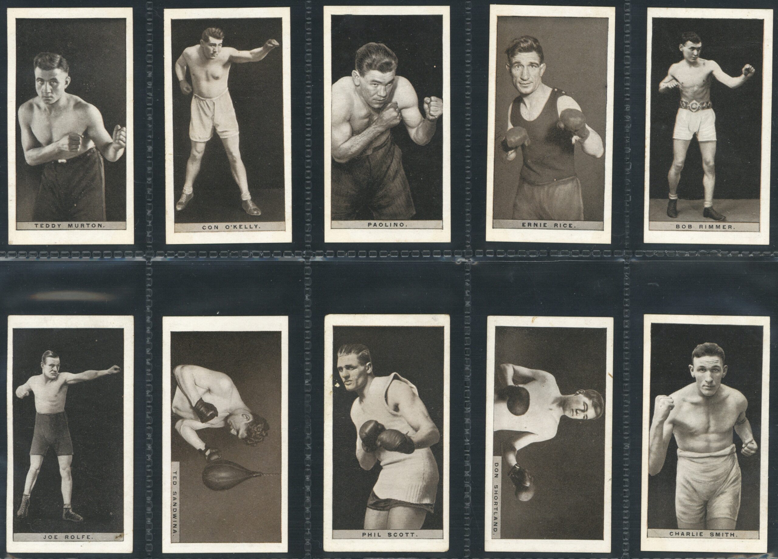 John Player - 'Pugilists in Action' (1928) - Complete Set John Player - 'Pugilists in Action' (1928) - Complete Set