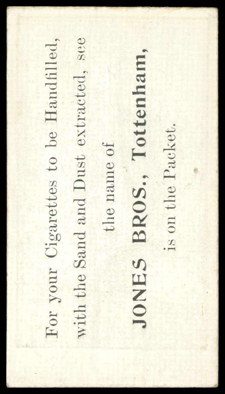 Jones Bros - 'Spurs Footballers' - T. Collins (1911) Jones Bros - 'Spurs Footballers' - T. Collins (1911)