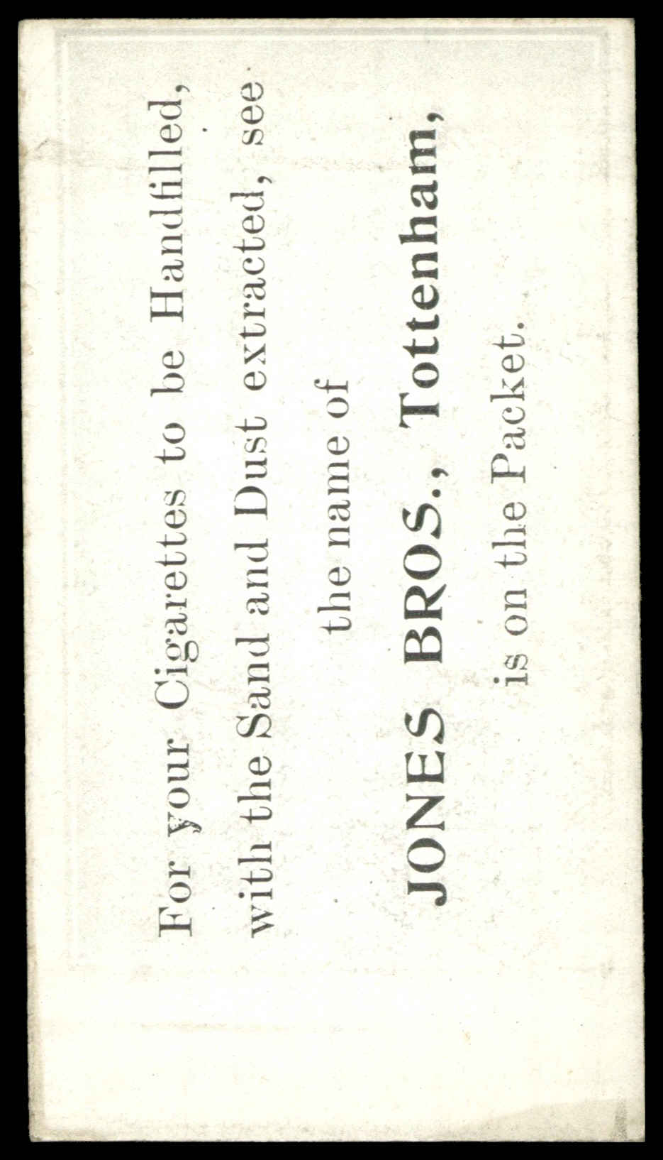 Jones Bros - 'Spurs Footballers' - J. McTavish (1911) Jones Bros - 'Spurs Footballers' - J. McTavish (1911)