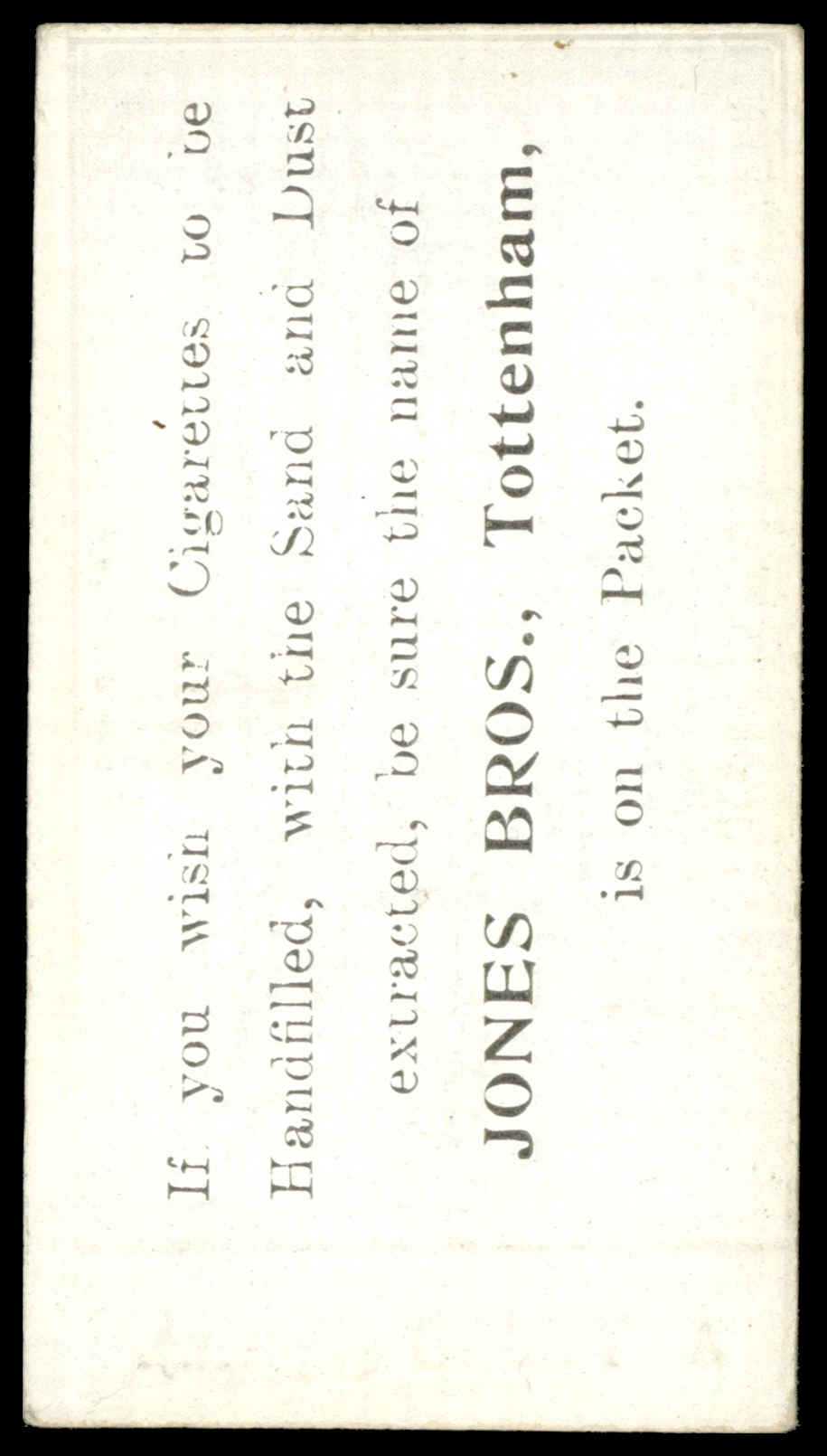 Jones Bros - 'Spurs Footballers' - A. Young (1912) Jones Bros - 'Spurs Footballers' - A. Young (1912)
