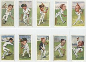 Player (John) - 'Cricket Caricatures by "RIP"' (1926) - Complete Set