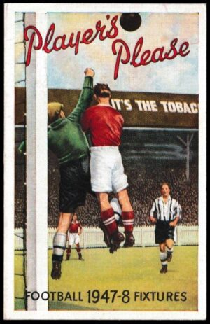 Player (John) - 'Fixture List 1947/48 (Bury/Bolton)' (1947)