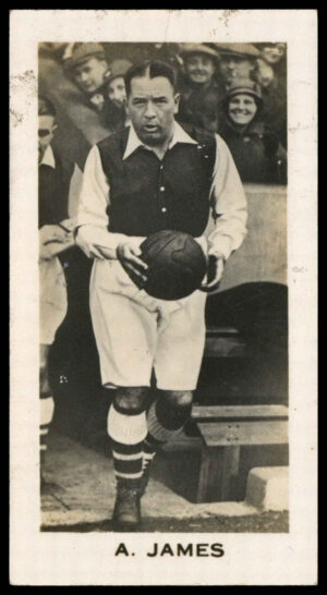 Sinclair - 'English & Scottish Football Stars' (1935) - A. James (Arsenal)
