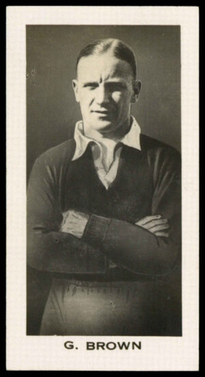 Sinclair - 'English & Scottish Football Stars' (1935) - George Brown (Rangers)